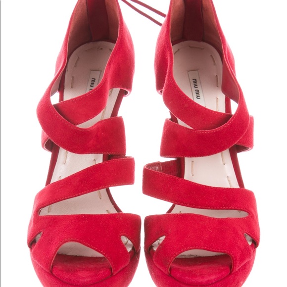 Miu Miu peep-toe pumps - Picture 3 of 5